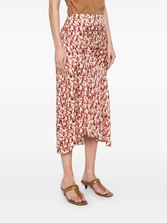 25FW 이자벨마랑 미디 스커트 JU0080FAC3J10I 80GT GARNET - ISABEL MARANT