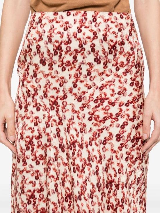 25FW 이자벨마랑 미디 스커트 JU0080FAC3J10I 80GT GARNET - ISABEL MARANT