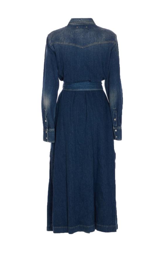25FW 골든구스 롱 원피스 GWP00714P00062450100 BLUE - GOLDEN GOOSE