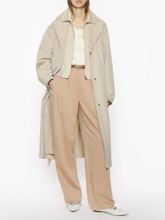 25SS 메종키츠네 트렌치 코트 OW02207WQ4045 0176 DUNE - MAISON KITSUNE