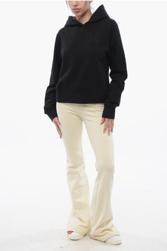  팜앤젤스 후드 티셔츠 PWBB069R24FLE002 1010 Black - PALM ANGELS