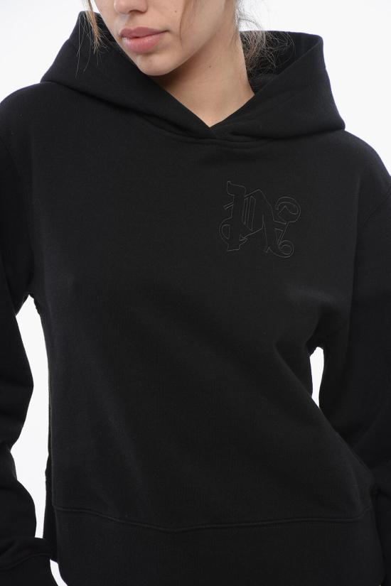  팜앤젤스 후드 티셔츠 PWBB069R24FLE002 1010 Black - PALM ANGELS