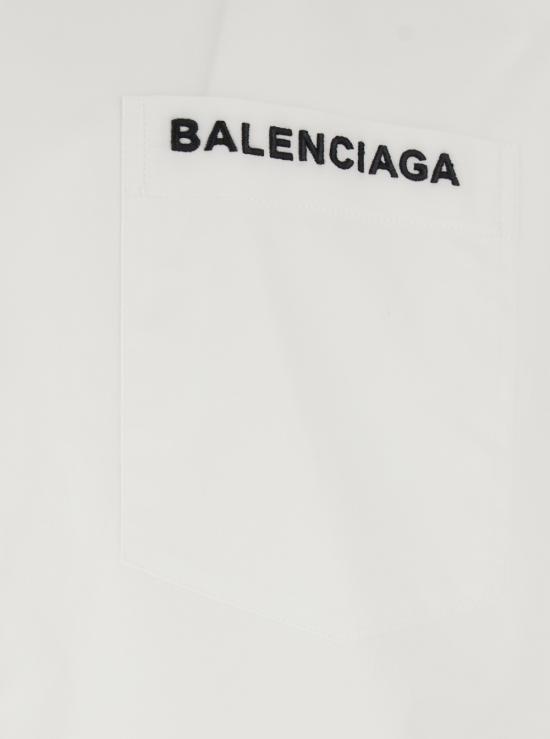 25FW 발렌시아가 반팔 셔츠 830980TRM289000 White - BALENCIAGA