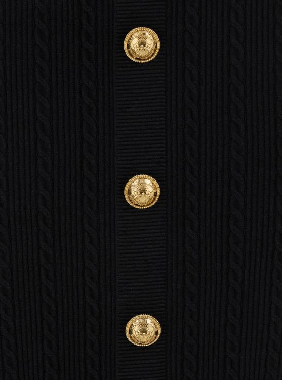 25FW 발망 스커트 FF1LD066KI500PA Black - BALMAIN