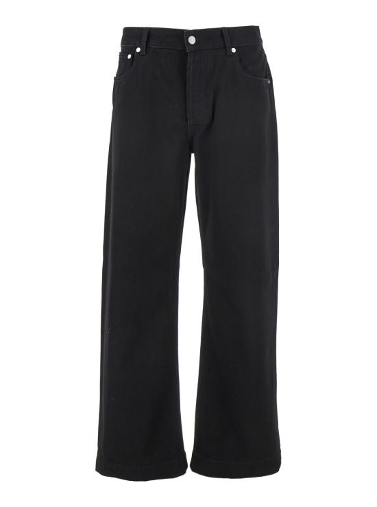 25FW 알렉산더 맥퀸 데님 팬츠 839142QYAAC1000 Black
