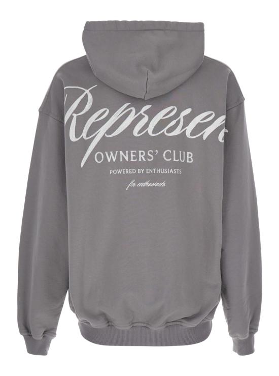 25FW 리프레젠트 후드 티셔츠 OCM4120046 Grey - REPRESENT