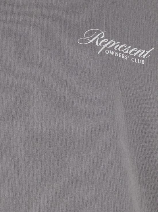 25FW 리프레젠트 후드 티셔츠 OCM4120046 Grey - REPRESENT
