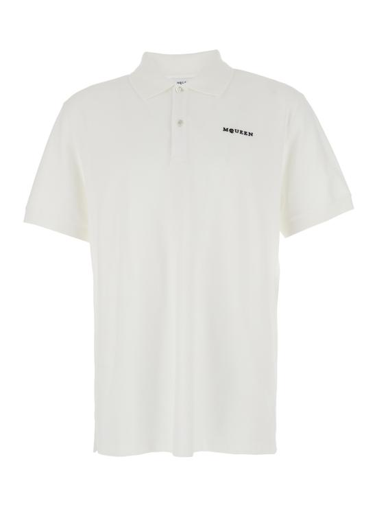 25FW 알렉산더 맥퀸 폴로 티셔츠 839229QXAAK9000 White