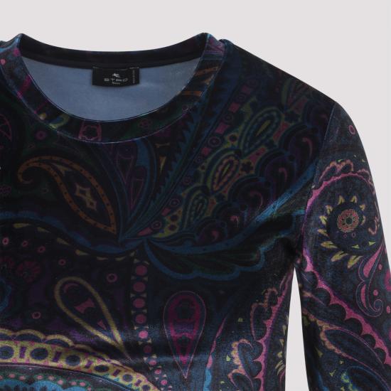 25FW 에트로 긴팔 티셔츠 WRJB0026 99IAS53 X0887 STAMPA F DO BLU - ETRO