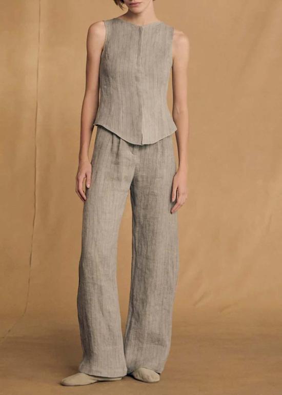  코타나 스트레이트 팬츠 루페 팬츠 스카이 - CORTANA