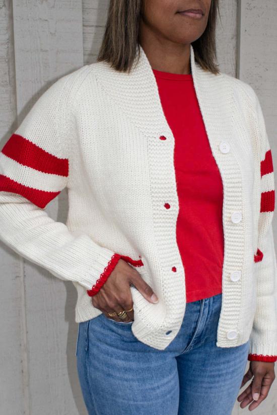  The Mix Classics 가디건 믹스 클래식 네 풋볼 스웨터 - OTHER BRANDS