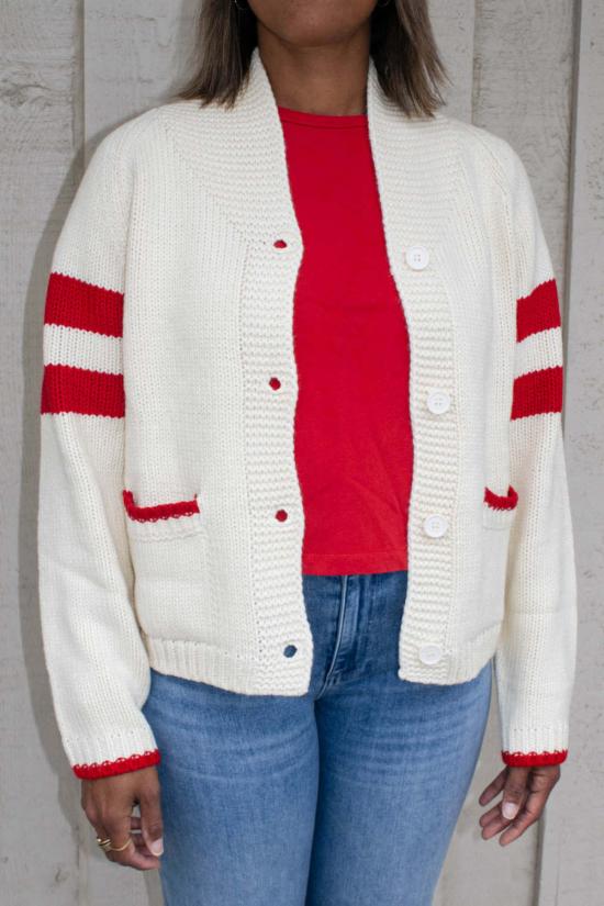  The Mix Classics 가디건 믹스 클래식 네 풋볼 스웨터 - OTHER BRANDS