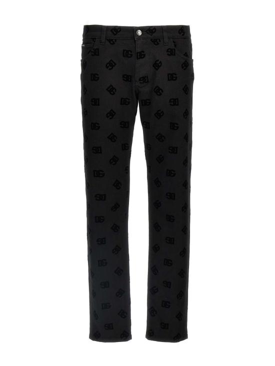  돌체앤가바나 스트레이트 팬츠 GY07CDG8MN6S9001 Black