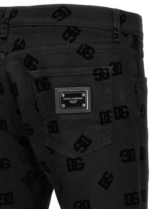  돌체앤가바나 스트레이트 팬츠 GY07CDG8MN6S9001 Black - DOLCE & GABBANA