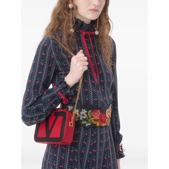 25FW 발렌티노 가라바니 벨트백 7W2B0S19PTJ AKV RED BLACK - VALENTINO GARAVANI