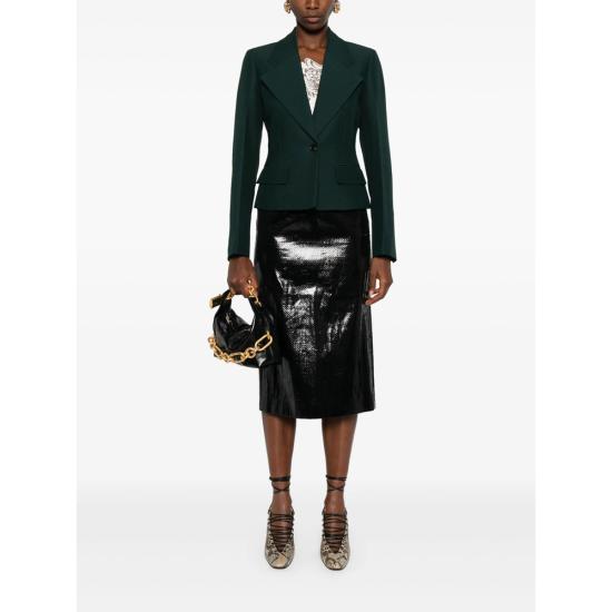 25FW 살바토레 페라가모 수트 자켓 13H186 0784781 VERDE GREEN - SALVATORE FERRAGAMO