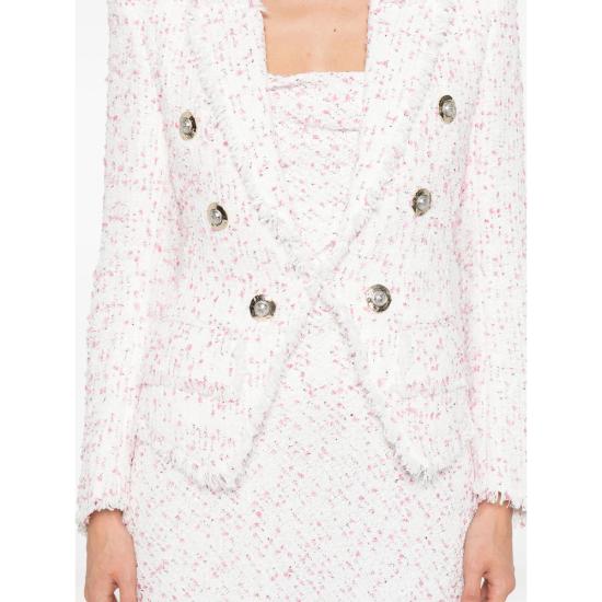 25FW 발망 자켓 FF1SI091 XL02 GRD WHITE - BALMAIN