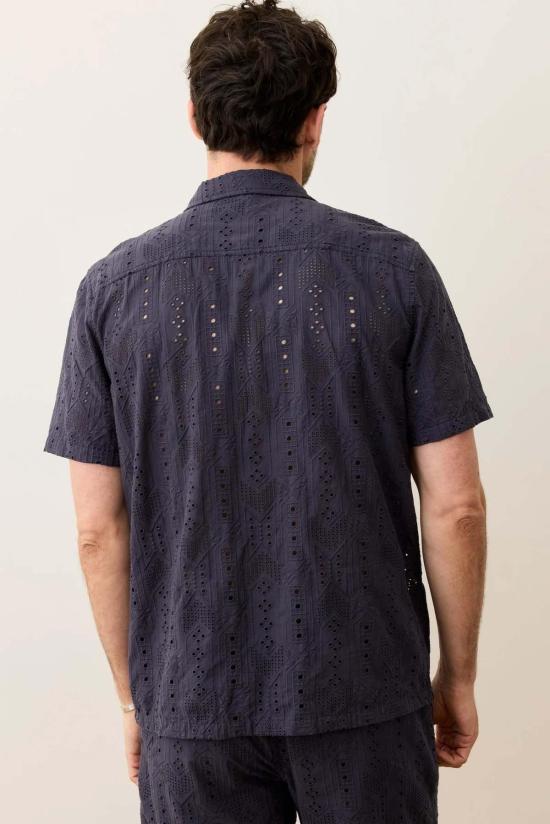  Marine Layer 긴팔 셔츠 마린 레이어 5시 리조트  인디아 잉크 - OTHER BRANDS