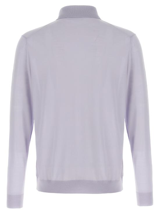 25FW 키톤 폴로 티셔츠 UMK0864K327001 Light Blue - KITON