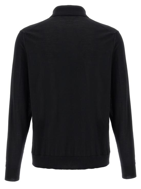 25FW 키톤 폴로 티셔츠 UMK0864K5008 Black - KITON