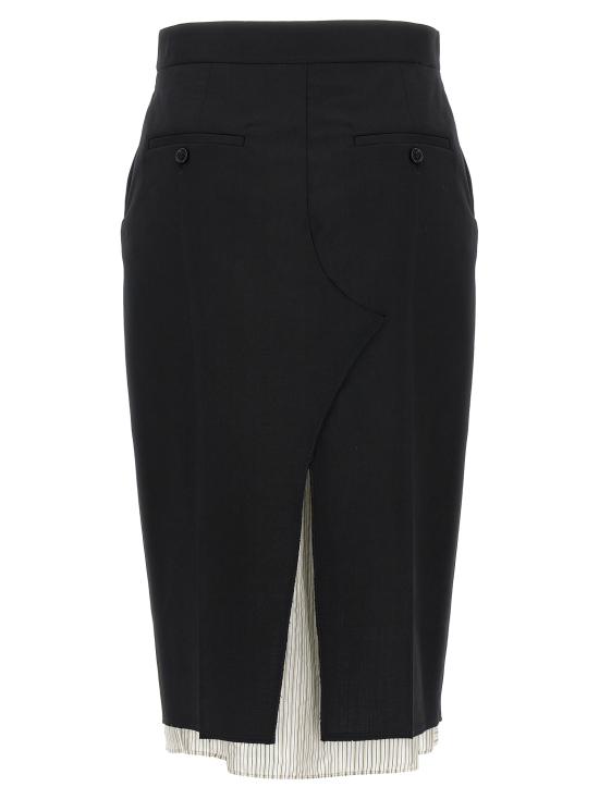 25FW 마르니 미디 스커트 GOMA0767U0TW83900N99 Black - MARNI