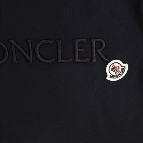 25SS 몽클레어 반팔 티셔츠 K19548C0001389AT9 BLACK - MONCLER