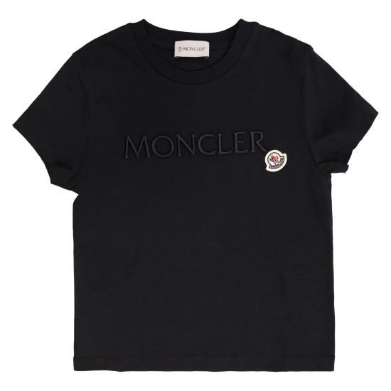 25SS 몽클레어 반팔 티셔츠 K19548C0001389AT9 BLACK