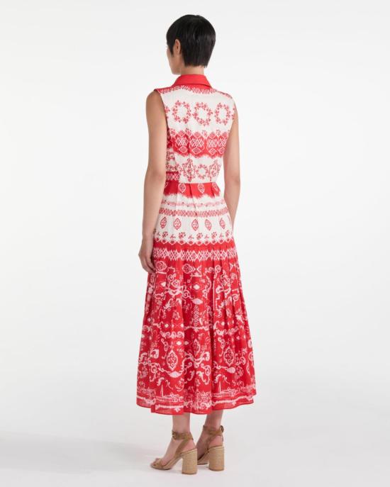  살로니 롱 원피스 Saloni Nya 드레스 Vermilion Riviera - SALONI