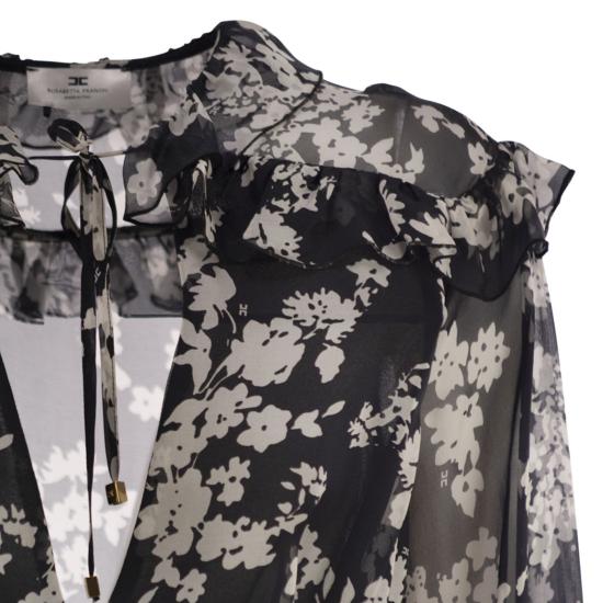 25SS 엘리자베타프랜치 미디 원피스 AB71551E2 BLACK BUTTER - ELISABETTA FRANCHI