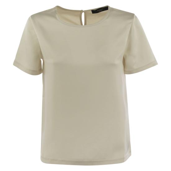 25FW 위켄드막스마라 반팔 티셔츠 2525946071600 IVORY