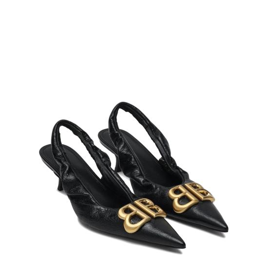 25SS 발렌시아가 모나코 50mm 슬링백 818870WBD4T 1080 BLACK GOLD - BALENCIAGA
