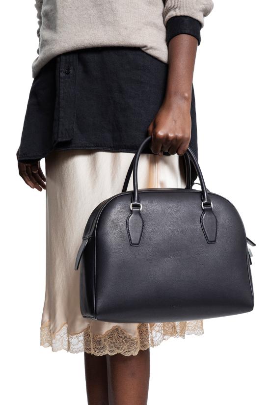  더로우 인디아 12.00 백 W1595 L72 BAS BLACK DOM - THE ROW