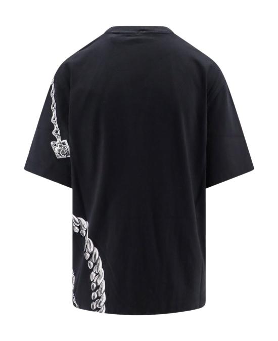  버버리 반팔 티셔츠 8088196A1879 BLACK IP PAT - BURBERRY