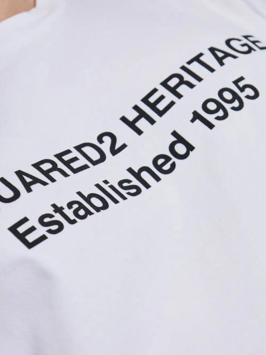 25FW 디스퀘어드2 반팔 티셔츠 S74GD1456D20020 100 WHITE - DSQUARED2