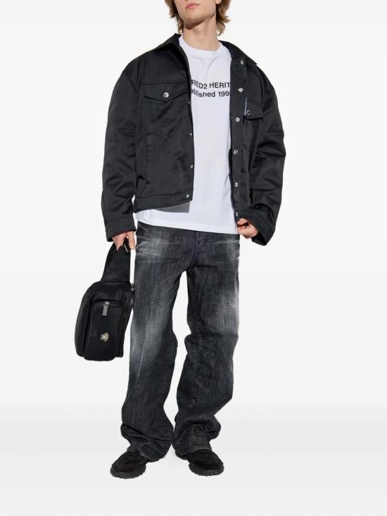 25FW 디스퀘어드2 반팔 티셔츠 S74GD1456D20020 100 WHITE - DSQUARED2