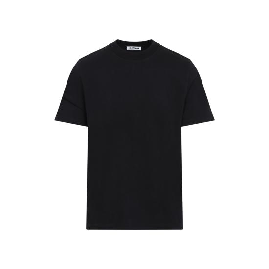 25FW 질샌더 반팔 티셔츠 J21GC0004J45084 001 BLACK