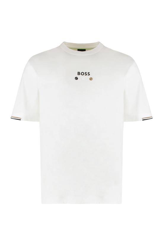 25SS 보스 반팔 티셔츠 50545292100 White