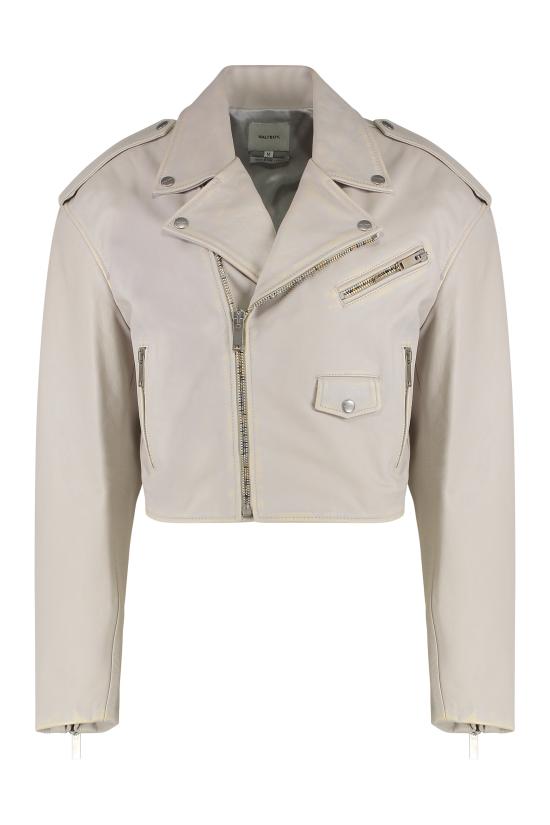  하프보이 가죽 자켓 HSS241WLJK004021B03 Sand