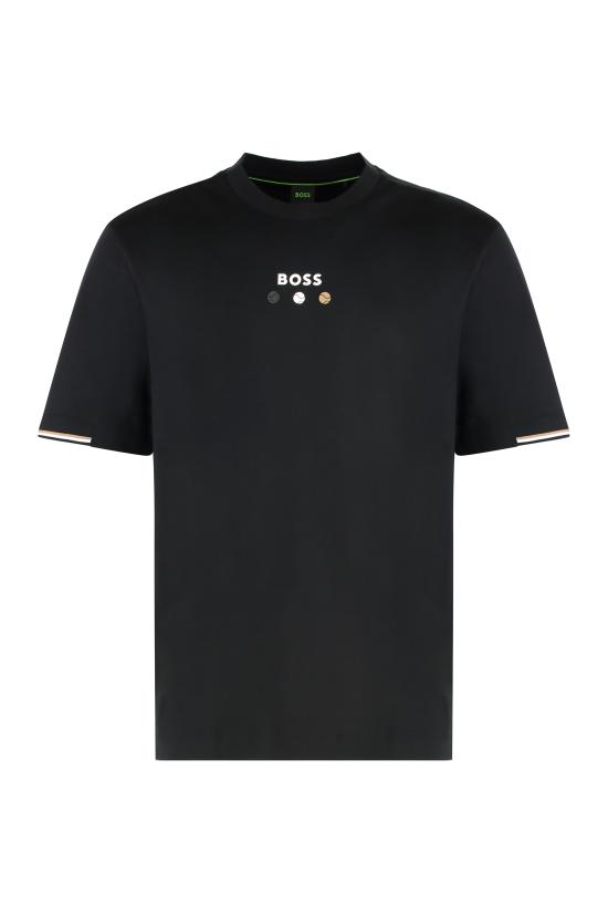 25SS 보스 반팔 티셔츠 50545292001 black