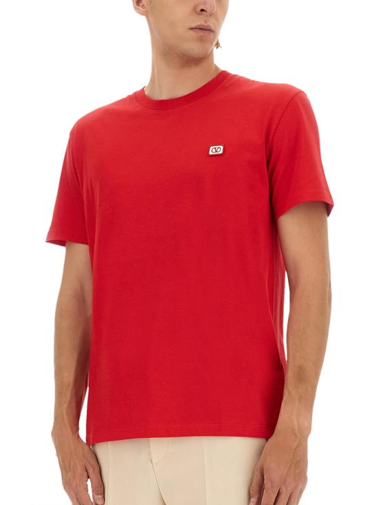 25FW 발렌티노 가라바니 반팔 티셔츠 7V3MG10VAQ8 157 RED - VALENTINO GARAVANI