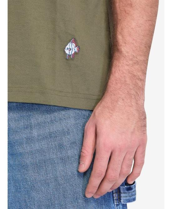  보테가베네타 반팔 티셔츠 813903 V4KJ03293 GREEN - BOTTEGA VENETA