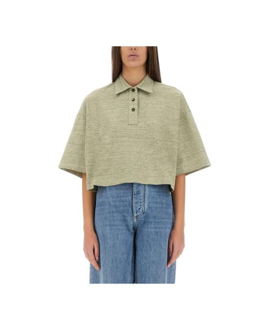  보테가베네타 반팔 티셔츠 820676 V4Z009156 BEIGE