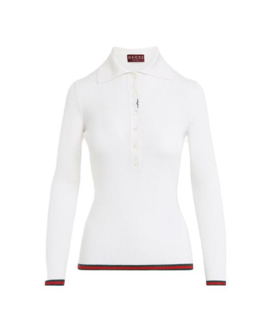  구찌 폴로 티셔츠 810315 XKD8J9082 WHITE