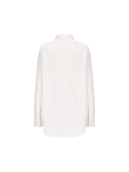  구찌 로고 포플린 코튼 셔츠 816008 Z7ADR9000 WHITE - GUCCI