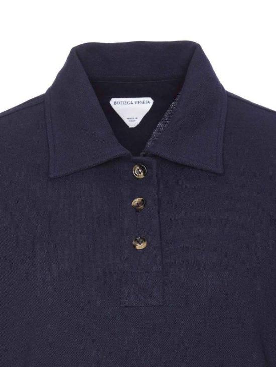  보테가베네타 반팔 티셔츠 820676 V4Z004157 BLUE - BOTTEGA VENETA