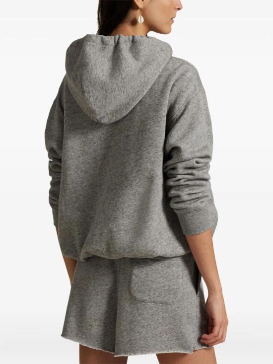 25FW 폴로 랄프로렌 릴렉스드 핏 폴로 베어 후드 티셔츠 211971713 001 GREY - POLO RALPH LAUREN