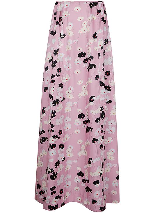  베르나데트 롱 스커트 PS25RTWSKIRTELL E01 WHITE