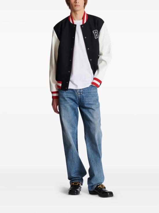 25FW 발망 반팔 티셔츠 FH1EG000BC68 GAB WHITE - BALMAIN