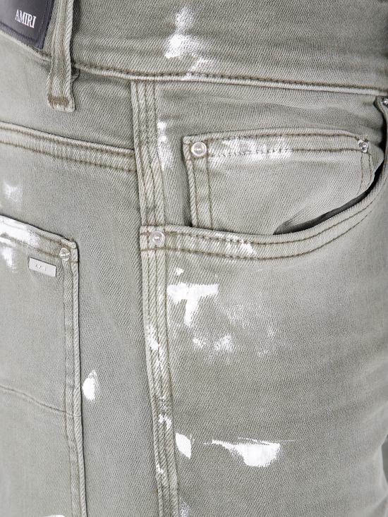 25FW 아미리 스트레이트 팬츠 AMDNSM1018 OLIVE GREEN - AMIRI