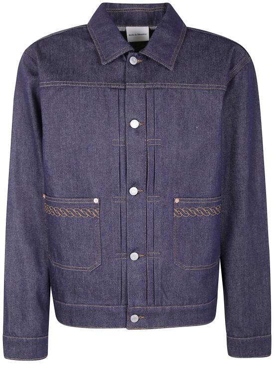 25FW 드롤드무슈 데님 자켓 HJT172CO211 BRT GREY